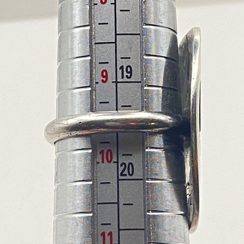 Hopi Gordon Honyestewa Sterling Silver Bear Paw Ring Native American Sz 9.75 Vtg - Picture 5 of 9